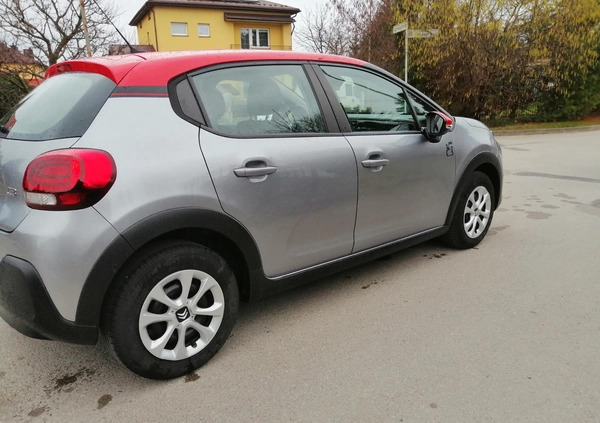 Citroen C3 cena 44500 przebieg: 68656, rok produkcji 2019 z Krasnystaw małe 352